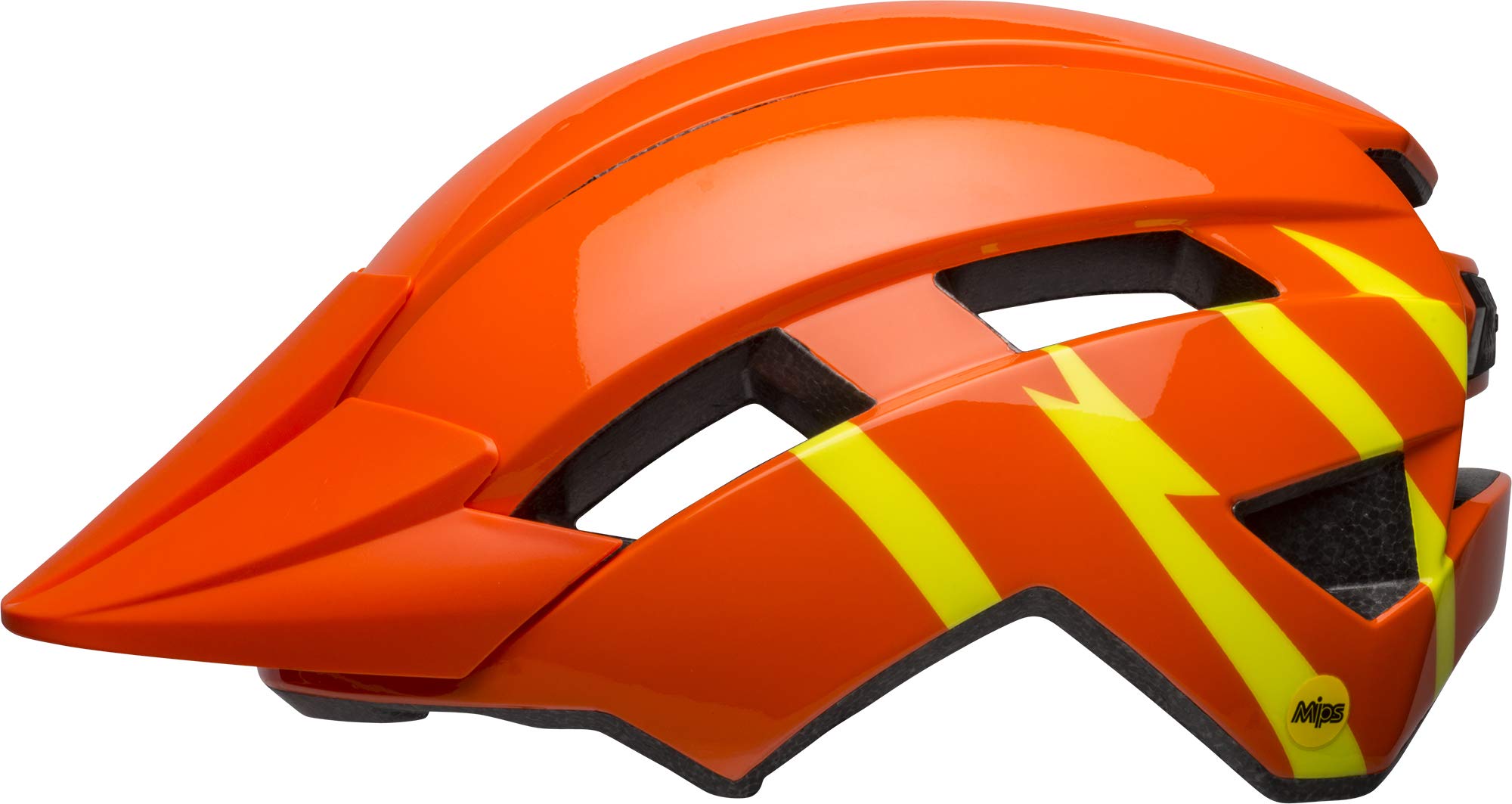 BELL Sidetrack II MIPS Youth Bike Helmet - Strike Gloss Orange/Yellow (2023), Universal Child (47-54 cm)