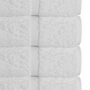 Chakir Turkish Linens, 100% Cotton Premium Quality Turkish Bath Sheets (35''x70'' Large Bath Sheet Towels - White)