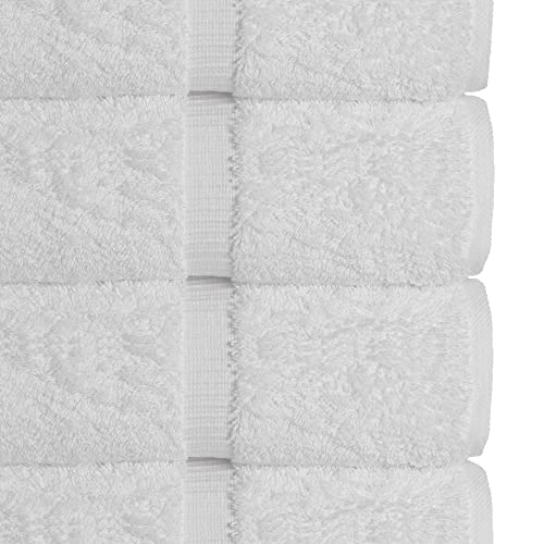 Chakir Turkish Linens, 100% Cotton Premium Quality Turkish Bath Sheets (35''x70'' Large Bath Sheet Towels - White)