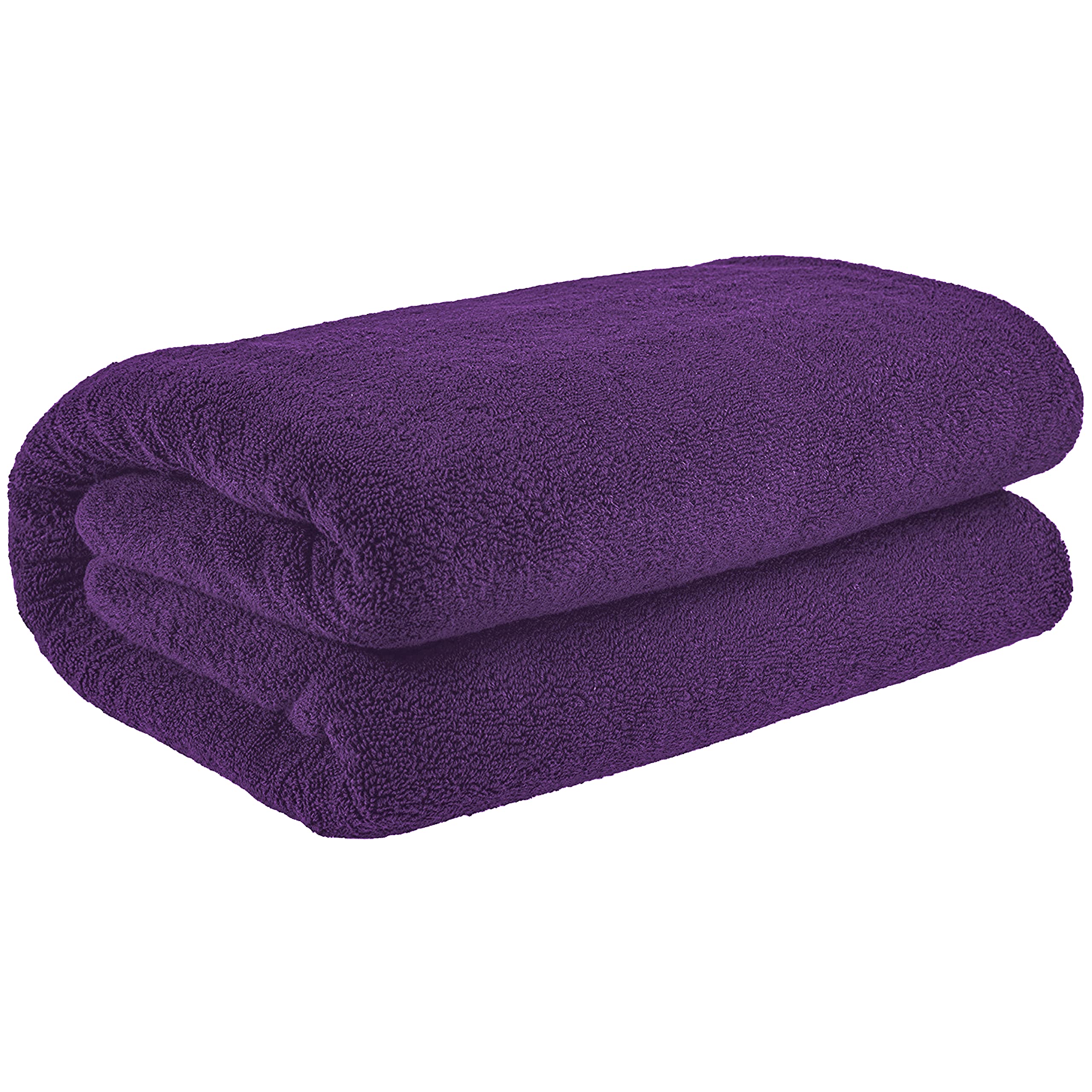 Cotton Paradise Oversized Bath Sheet, 100% Cotton 40x80 Clearance Bath Towel Sheet, Turkish Extra Large Bath Towel for Bathroom, Purple Bathsheet