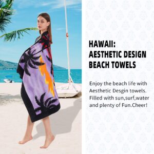 Chavish Oversized Beach Towel Cotton, Extra Large 40"X70" Thick Pool Towel High Absorbent, XL Soft Plush Beach Towels for Adults Mens Women