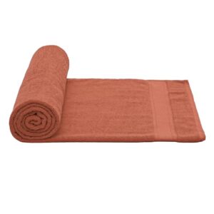 Magshion Extra Large Cotton Bath Sheet for Bathroom Adults Oversized Quick-Dry Bath Sheet Towel, Rust