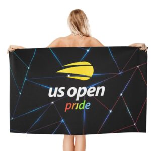 Lujzwop Us Open Tennis 2023 Beach Towel, Oversized Pool Towel, Quick Dry Microfiber Beach Towel for Men and Women