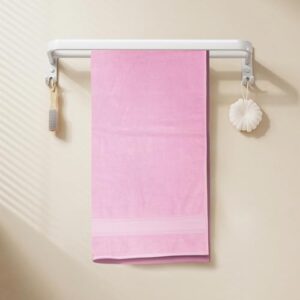 Magshion Extra Large Cotton Bath Sheet for Bathroom Adults Oversized Quick-Dry Bath Sheet Towel, Pink