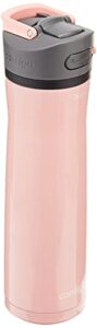contigo ashland chill stainless steel water bottle with leakproof lid & straw