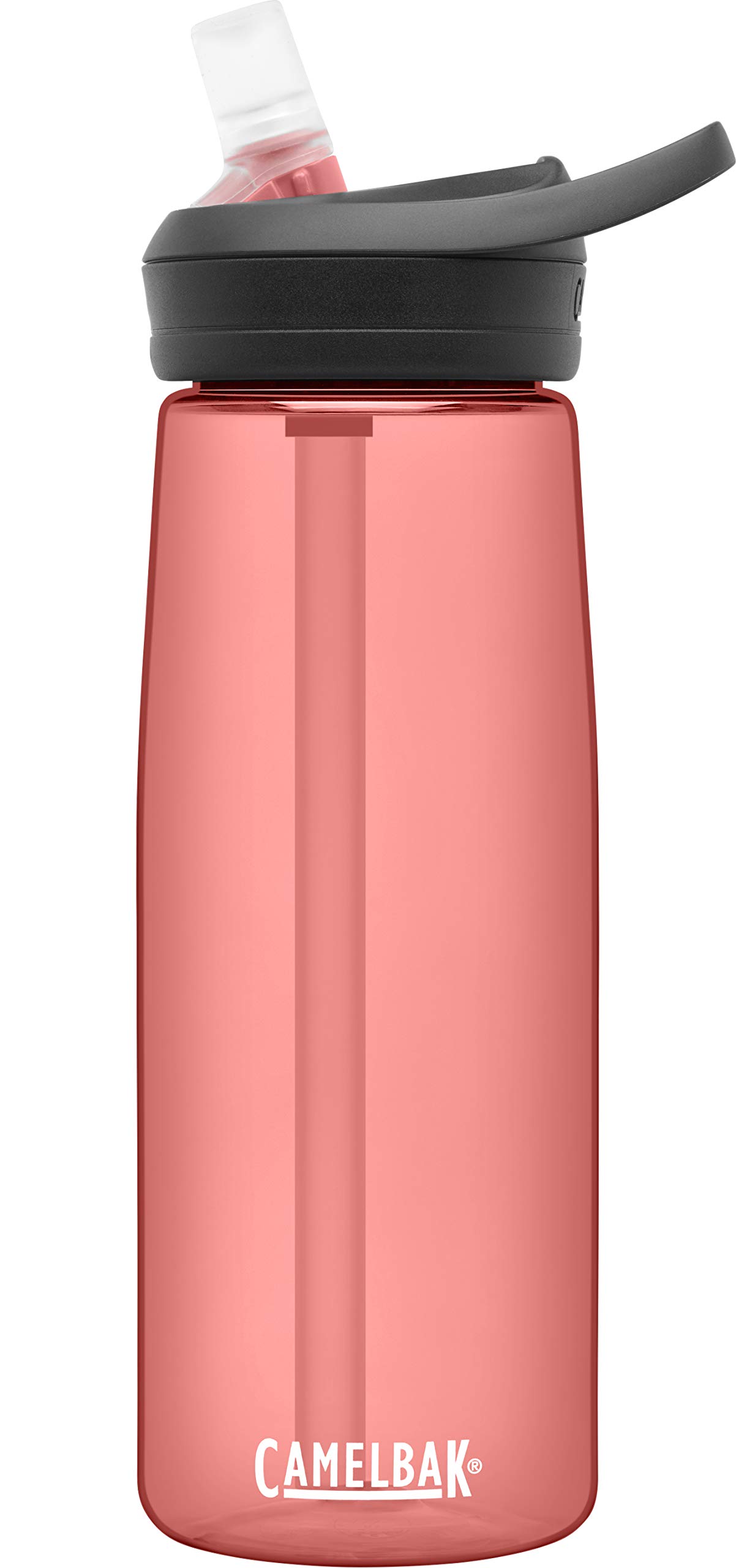 CamelBak eddy+ Water Bottle with Tritan Renew – Straw Top 25oz, Rose