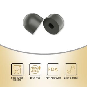 BOSORIO 2 Gaskets and 2 Stoppers Compatible with Contigo Snapseal Byron Travel Mug 16oz & 20oz Replacement Rubber Seal for Contigo Snapseal Lid, Silicone Part for Contigo Coffee Travel Tumbler