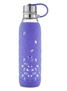 contigo purity glass water bottle, 20 oz