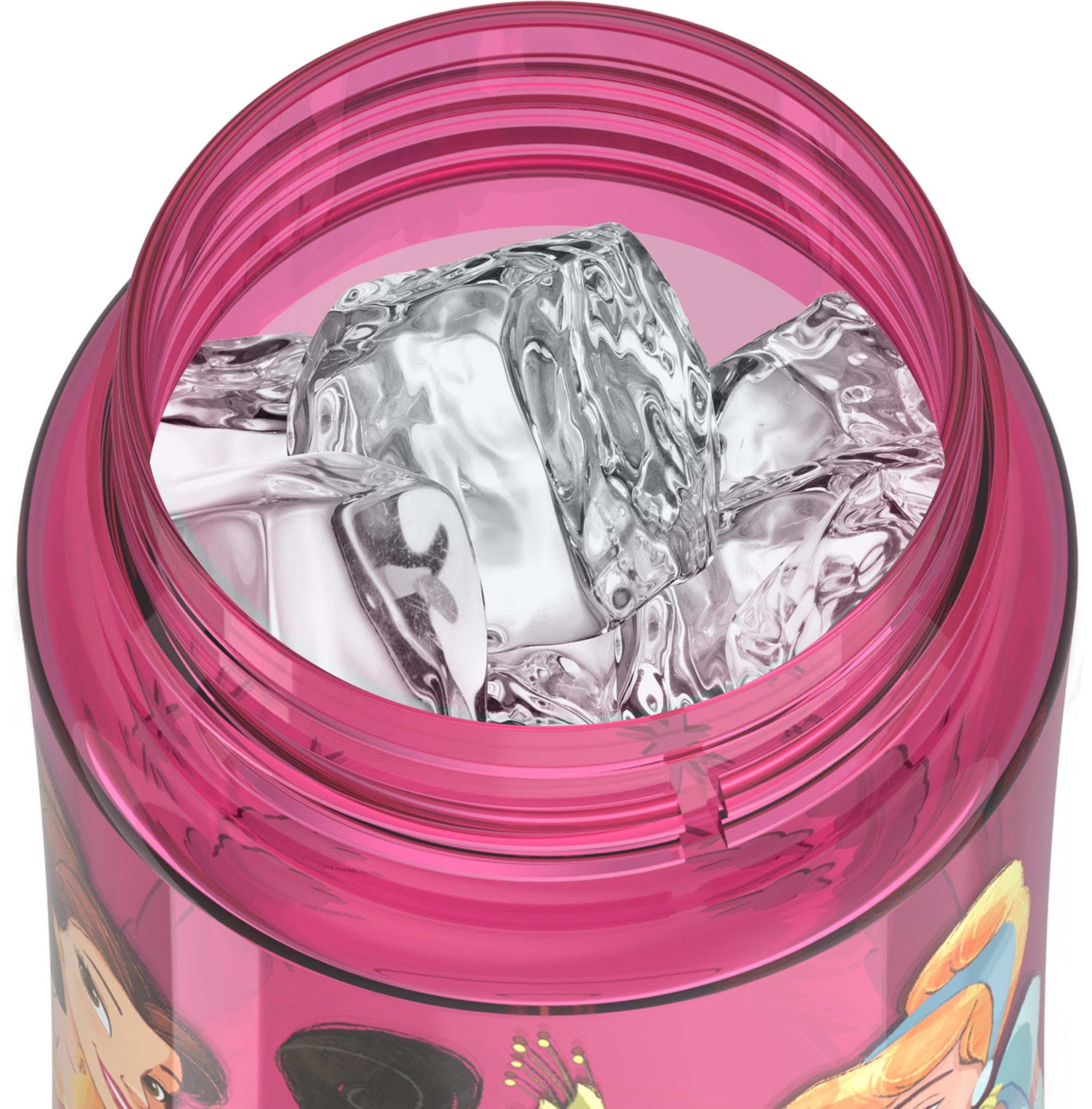 THERMOS FUNTAINER 16 Ounce Plastic Hydration Bottle with Spout, PRINCESS