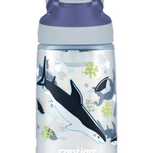 Contigo Gizmo Sip kids’ drinking bottle; BPA-free, robust water bottle; 100% leak-proof; intuitive drinking at the press of a button; easy-clean; ideal for preschool, daycare, school, sports; 14 oz