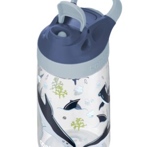 Contigo Gizmo Sip kids’ drinking bottle; BPA-free, robust water bottle; 100% leak-proof; intuitive drinking at the press of a button; easy-clean; ideal for preschool, daycare, school, sports; 14 oz