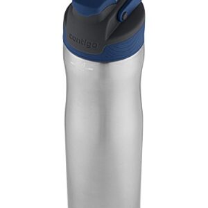 Contigo Steel Water Bottle, 24 oz, SS Monaco