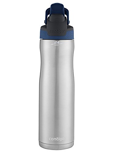 Contigo Steel Water Bottle, 24 oz, SS Monaco