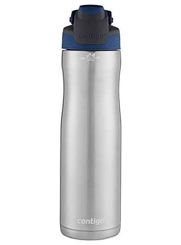 Contigo Steel Water Bottle, 24 oz, SS Monaco