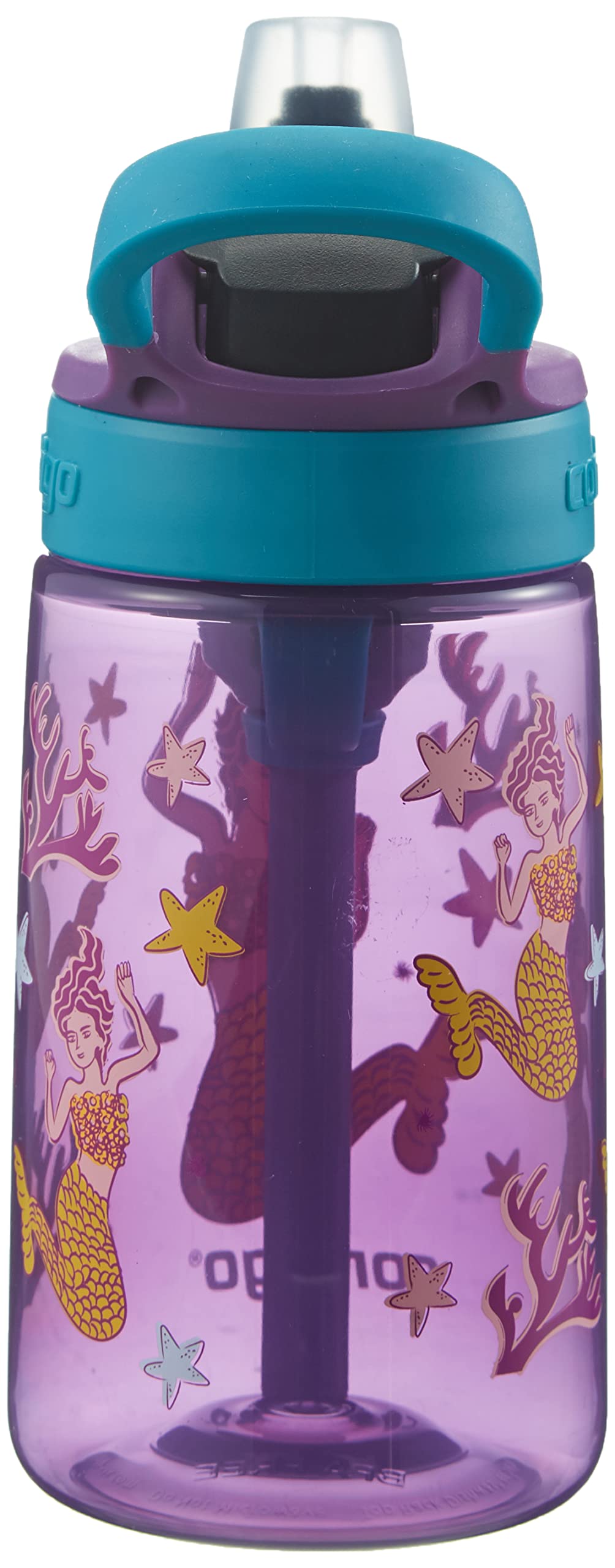 Contigo Kids’ Easy-Clean AUTOSPOUT Straw Water Bottle; BPA-free, robust water bottle; 100% leak-proof; easy-clean; ideal for daycare, preschool, school and sports; 14 oz