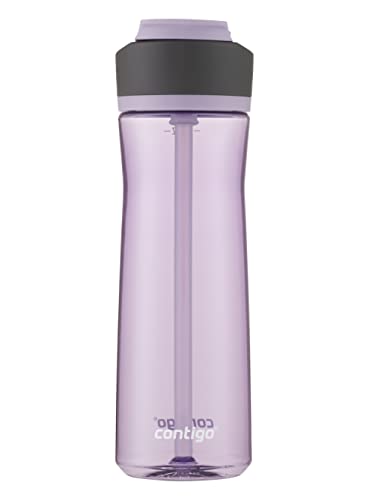 Contigo Ashland 2.0 Water Bottle, 24 oz - Leak-Proof Lid, Protective Spout Cover - Cupholder Friendly, Dishwasher Safe, BPA Free - Lavender