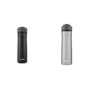 contigo jackson chill 2.0 & cortland chill 2.0 stainless steel water bottles with spill-proof lids | keeps drinks cold for 24 hours