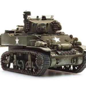 FloZ ARTITEC M5A1 Stuart Light Tank Stowage 1 1/87 Scale Finished Model Tank (387.79-S1)