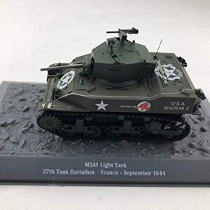 FloZ M5A1 Light Tank 37TH Tank Battalion France-September 1944 1/43 DIECAST Model Tank