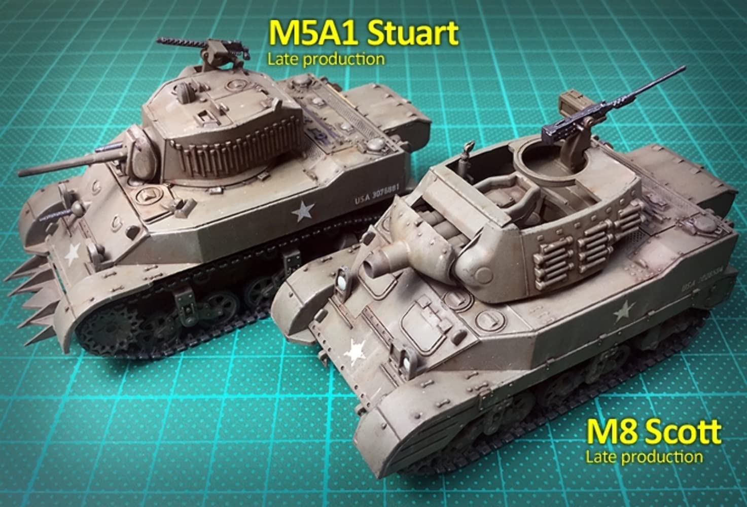 M8 Scott/M5A1 Stuart