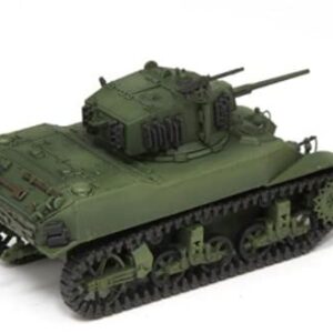 S-Model China PLA Captured Type 97 & M5A1 M5A1 Stuart Light Tank 2 Vehicles Set 1/72 ABS Tank Pre-builded Model