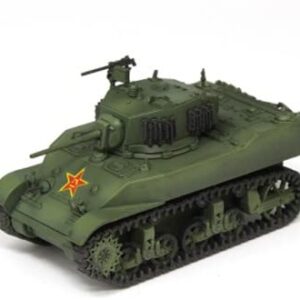 S-Model China PLA Captured Type 97 & M5A1 M5A1 Stuart Light Tank 2 Vehicles Set 1/72 ABS Tank Pre-builded Model