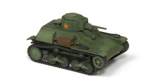 S-Model China PLA Captured Type 97 & M5A1 M5A1 Stuart Light Tank 2 Vehicles Set 1/72 ABS Tank Pre-builded Model