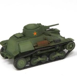 S-Model China PLA Captured Type 97 & M5A1 M5A1 Stuart Light Tank 2 Vehicles Set 1/72 ABS Tank Pre-builded Model