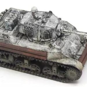 FloZ for S-Model US M5A1 Stuart Light Tank Snow Coating 1/72 Tank Pre-Built Model