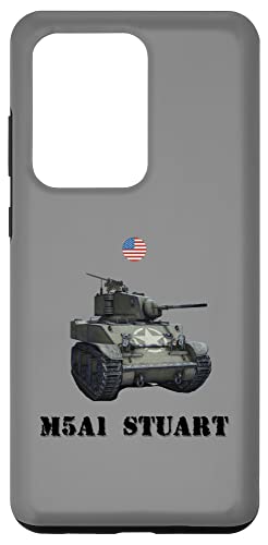 Galaxy S20 Ultra M5A1 Stuart, USA Light Tank WW2 Military Machinery Case