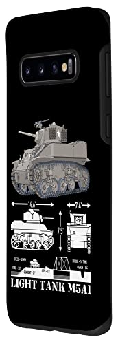 Galaxy S10 M5A1 Light Tank American WW2 Tanks Infographic Diagram Case