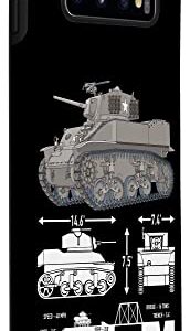 Galaxy S10 M5A1 Light Tank American WW2 Tanks Infographic Diagram Case