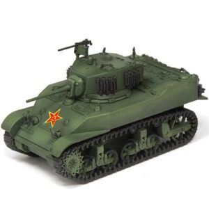 s-model chinese army m5a1 light tank 1949 1/72 abs tank pre-builded model