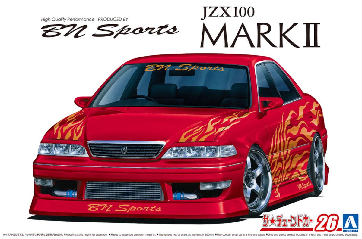 Aoshima Toyota BN Sports JZX100 MarkII ’98 1:24 Scale Model Kit