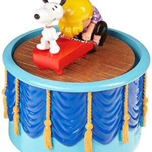 Department 56 Peanuts Village Accessories Snoopy Dancing Animated Musical Figurine, 3.71 Inch, Multicolor