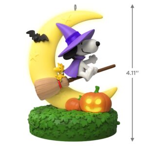 Hallmark Keepsake Halloween Ornament 2023, The Peanuts Gang Snoopy's Moonlit Mischief, Musical Ornament With Light, Gifts for Peanuts Fans