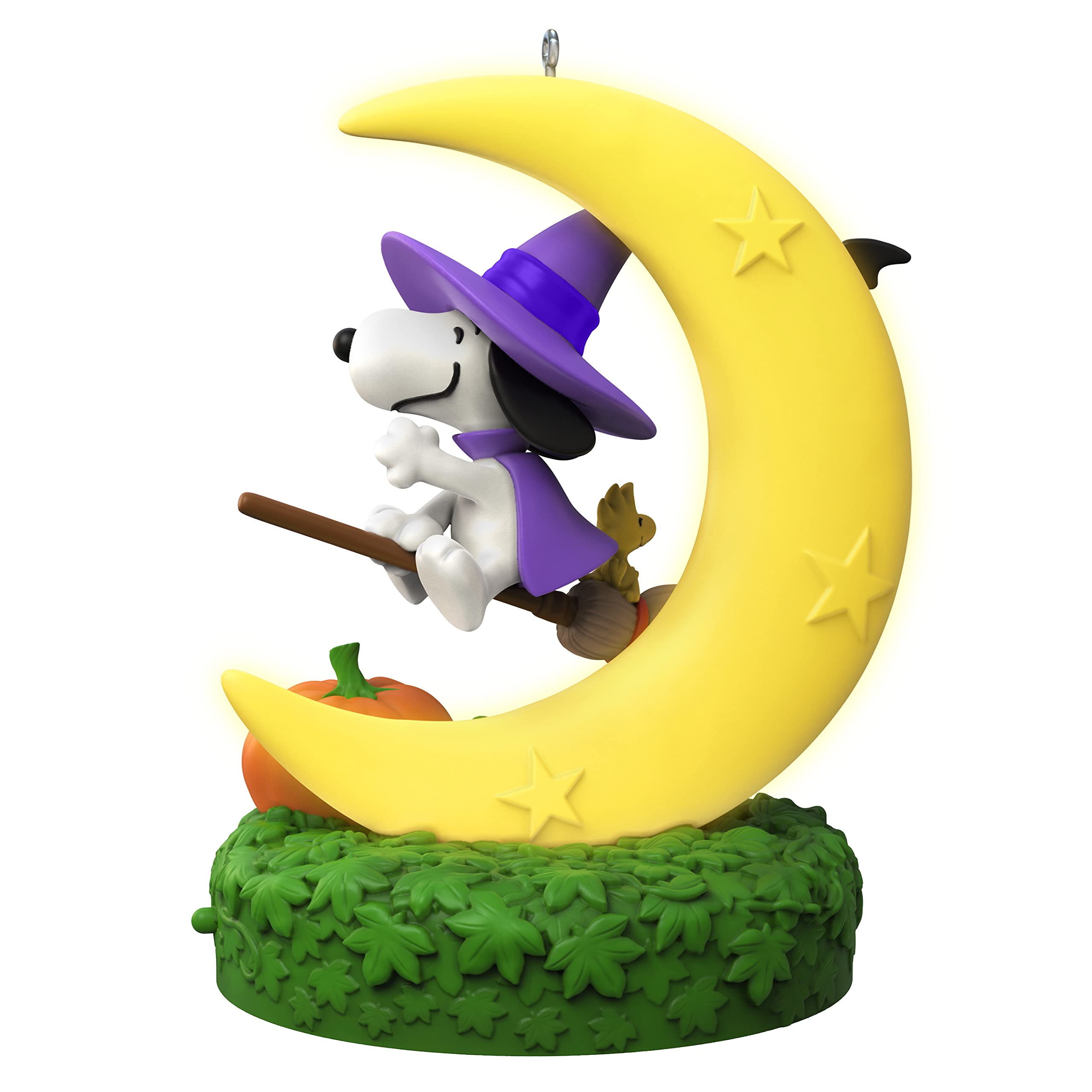 Hallmark Keepsake Halloween Ornament 2023, The Peanuts Gang Snoopy's Moonlit Mischief, Musical Ornament With Light, Gifts for Peanuts Fans