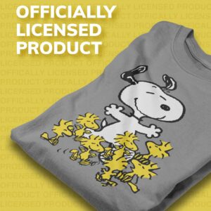 HYBRID APPAREL - Peanuts - Snoopy Dancing - Toddler And Youth Short Sleeve Graphic T-Shirt - Size Medium