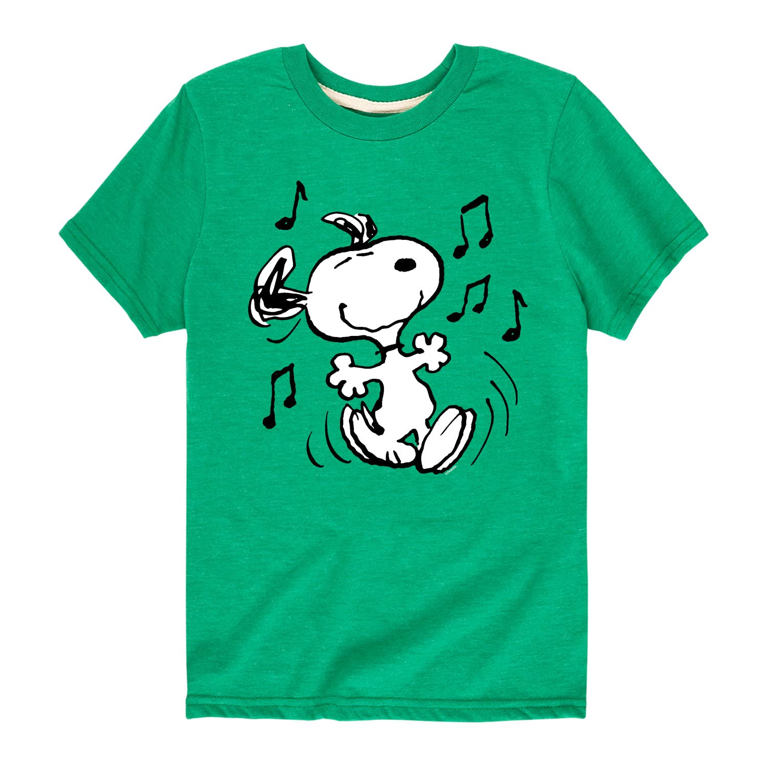 HYBRID APPAREL - Peanuts - Snoopy Dancing - Toddler And Youth Short Sleeve Graphic T-Shirt - Size Medium