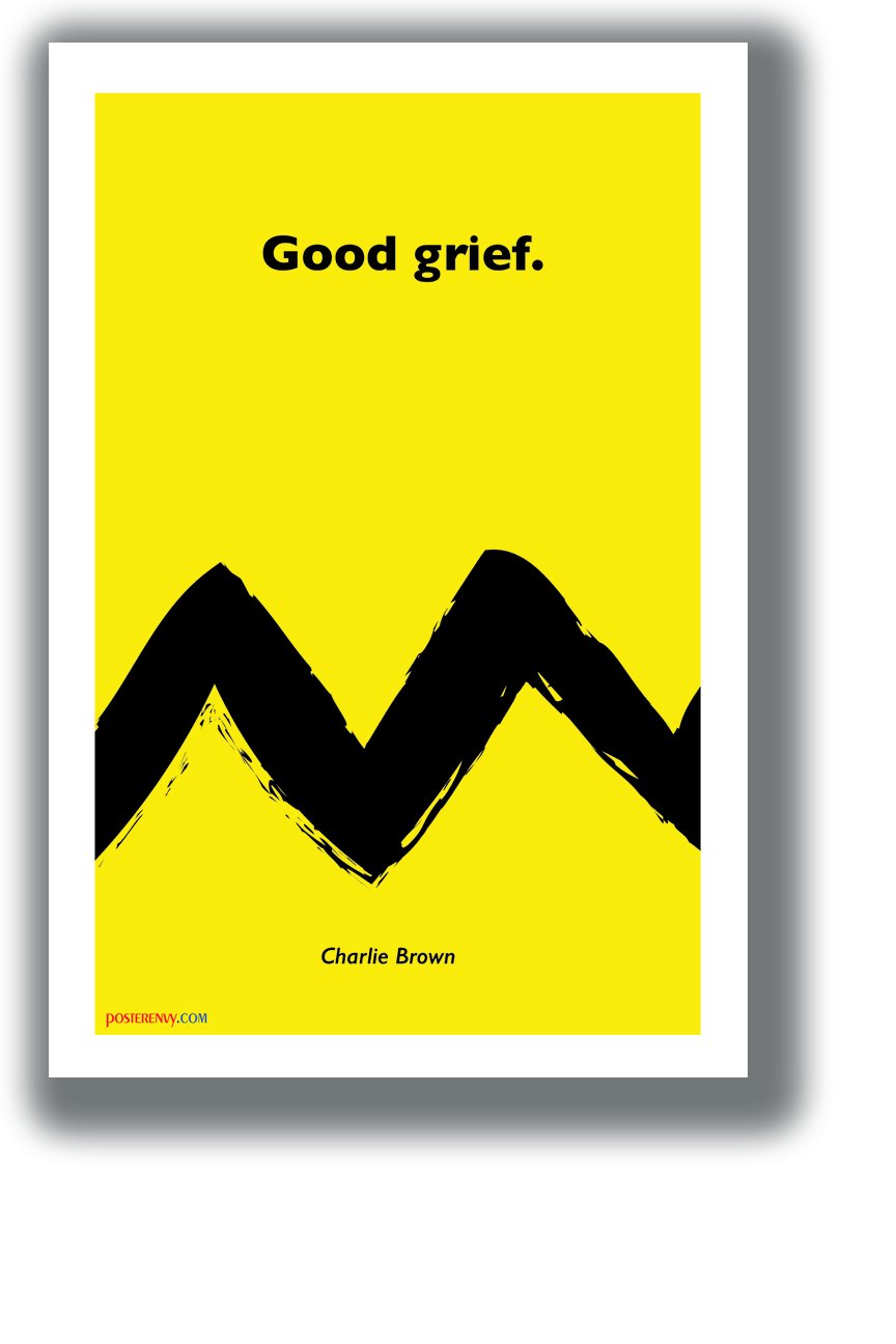 Good Grief - Charlie Brown - NEW Funny Novelty Peanuts Poster