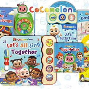 CoComelon Wheels on the Bus 3-Button Sound Board Book for Babies and Toddlers, Ages 1-4