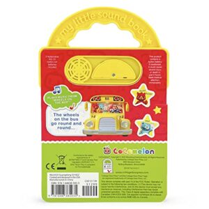 CoComelon Wheels on the Bus 3-Button Sound Board Book for Babies and Toddlers, Ages 1-4