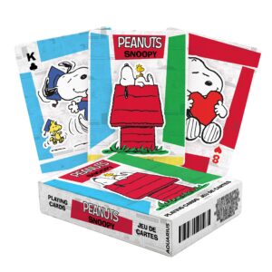 aquarius peanuts snoopy playing cards - snoopy themed deck of cards for your favorite card games - officially licensed peanuts merchandise & collectibles