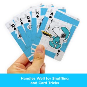 AQUARIUS Peanuts Snoopy Playing Cards - Snoopy Themed Deck of Cards for Your Favorite Card Games - Officially Licensed Peanuts Merchandise & Collectibles