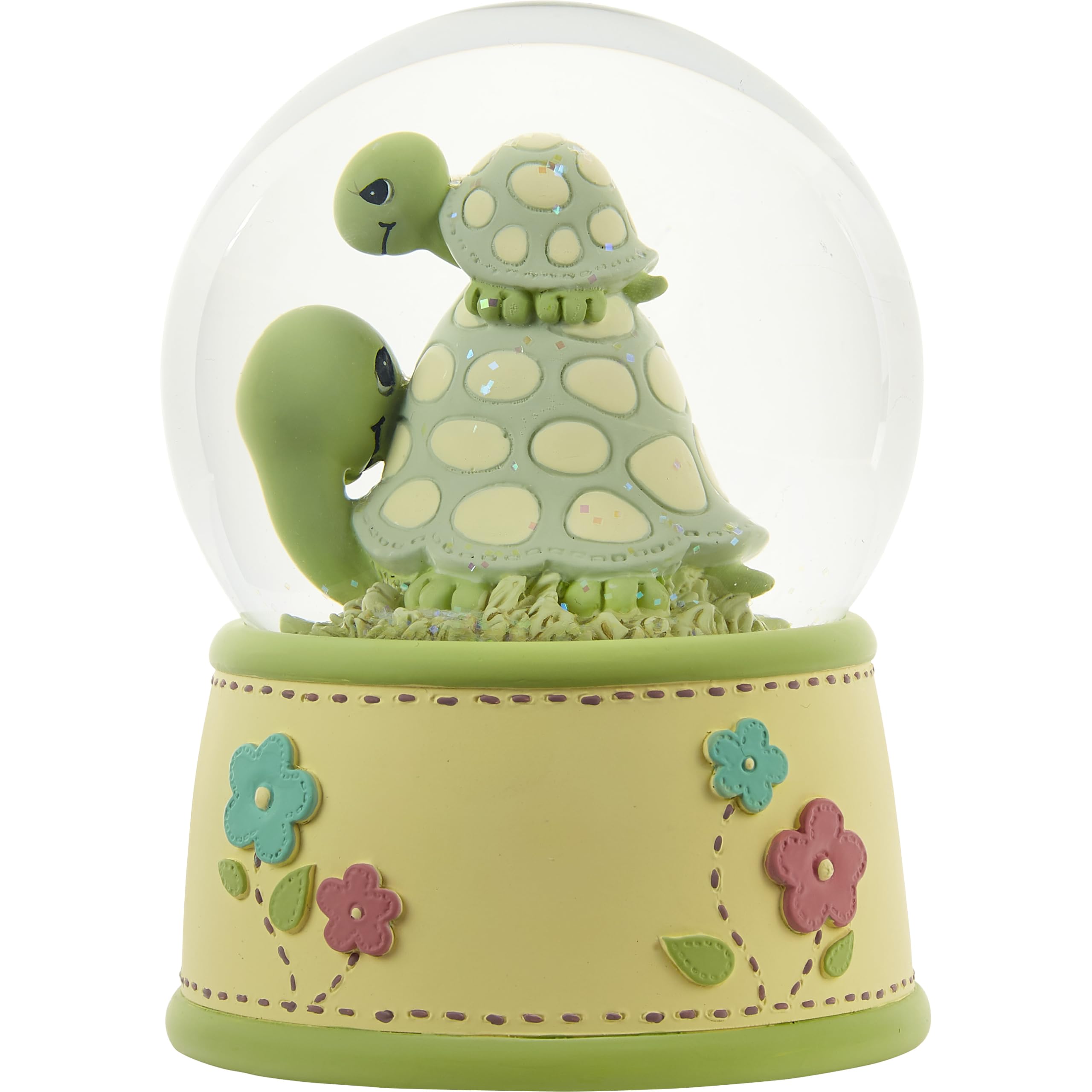 Precious MomentsTurtle Musical Snow Globe | Turtle-y Love You Resin/Glass Musical Snow Globe Nursery Decor | Hand-Painted