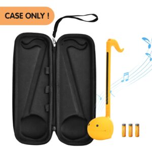 ProCase Carrying Case for Otamatone Japanese Electronic Musical Instrument Portable Synthesizer, Storage Organizer Holder for Regular Size Instrument Music Toy Accessories, Kids Child Gift -Black