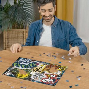 Ravensburger - Peanuts Graffiti Puzzle, 500 Pieces Panorama, Puzzle Adults