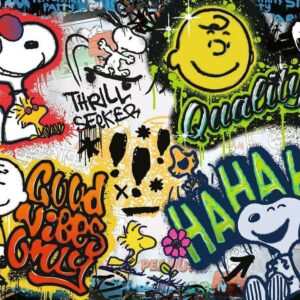 Ravensburger - Peanuts Graffiti Puzzle, 500 Pieces Panorama, Puzzle Adults