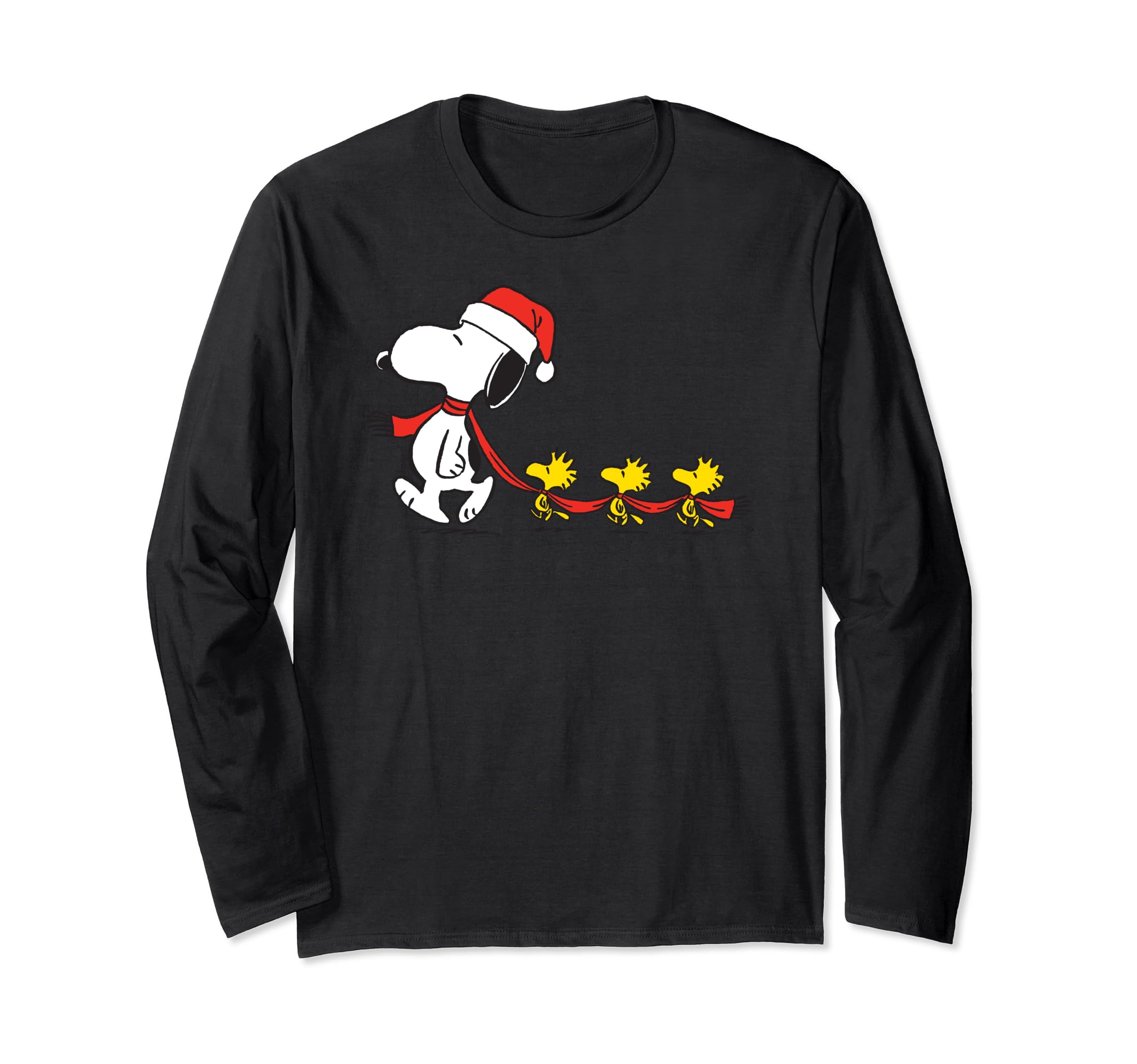 Peanuts Snoopy and Woodstock Holiday Long Sleeve T-shirt Long Sleeve T-Shirt