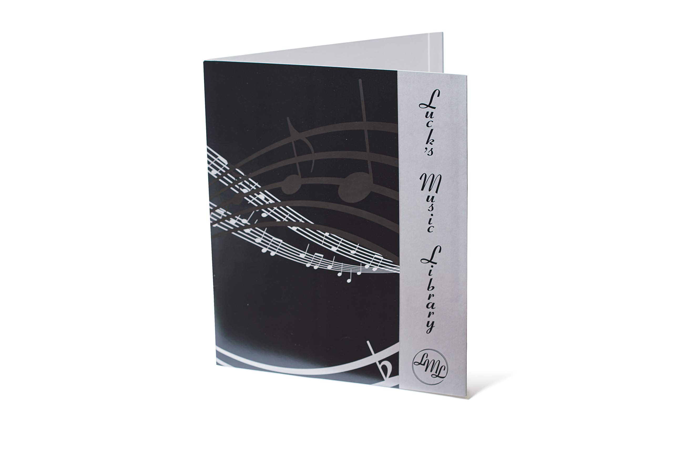 Black and Gray Sheet Music Folder for Band and Orchestra